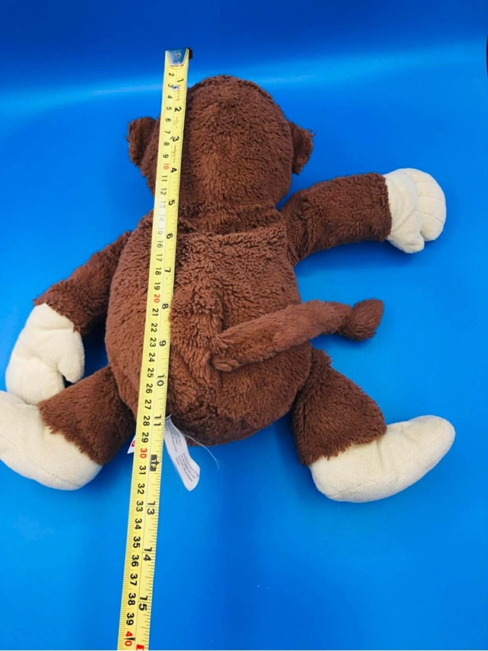 Authentic Ganz Webkinz Junior Monkey - 12" Brown & Beige Rare Plush - Picture 11 of 11